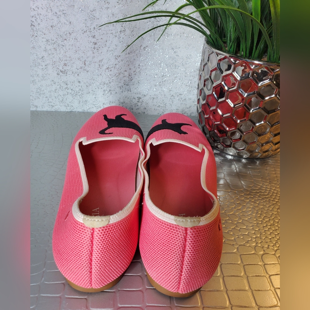 Pink Cat Knit Loafers - Picture 9 of 12